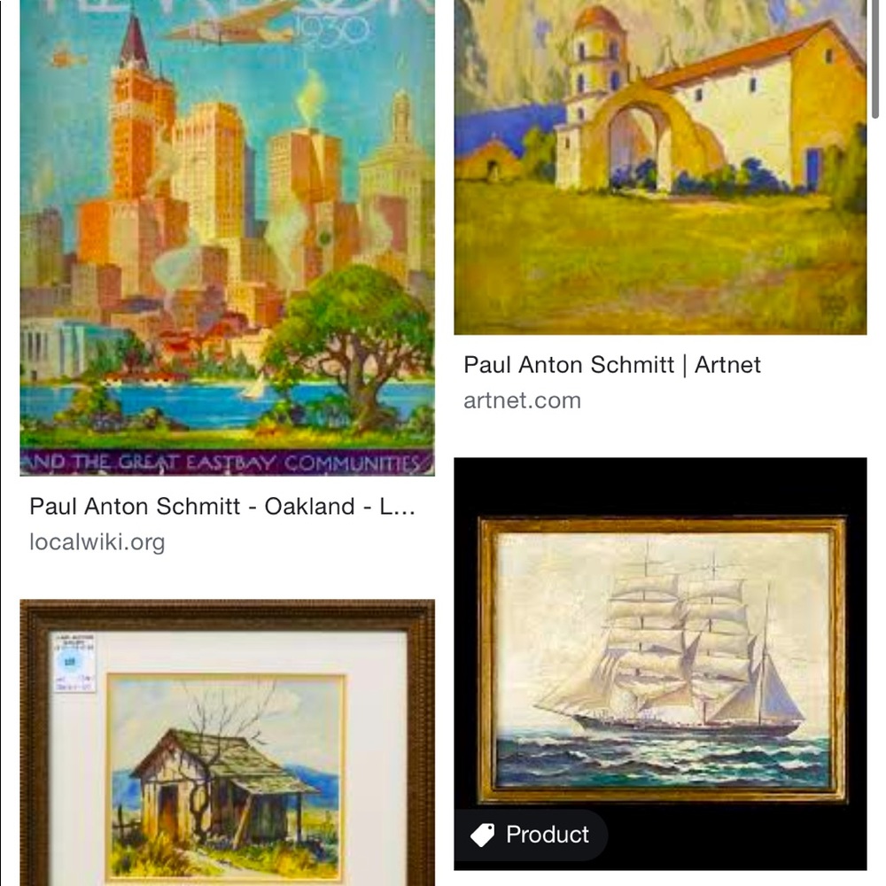 ISO Paul Antone Schmitt art work